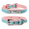 Hunde-/Katzenhalsband – ID-Tag – personalisiert – graviert – Leder