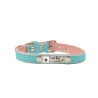 Hunde-/Katzenhalsband – ID-Tag – personalisiert – graviert – Leder