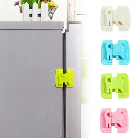 Skab / køleskab sikkerhedslås - anti-klemme spænde - børnesikkerhed