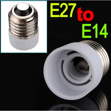 E27-E14-liitin - polttimo - lampun muuntaja