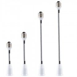 E27 till E27 beslag - flexibel lamphållare - förlängning - belysningsadapter