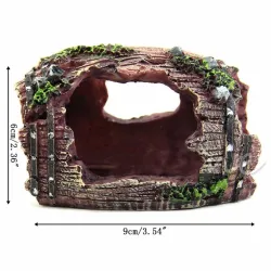 Aquarium decoration - resin wooden barrelAquarium