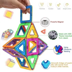 Magnetische plastic blokken - bouwset - educatief speelgoedConstructie