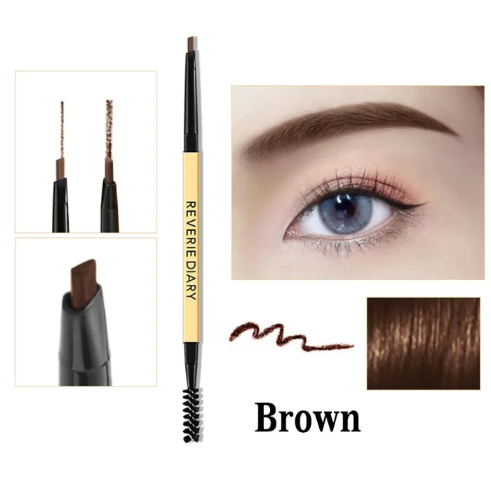 Colored eyebrow pencil - double head with brushEyes