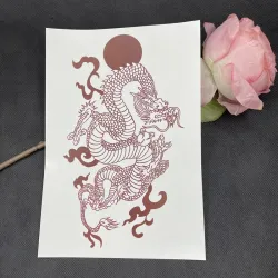 Temporary tattoo - sticker - red dragonStickers