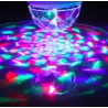Roterende RGB LED scenelys - pære - lydaktivert - E27