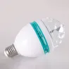 Rotating RGB LED stage light - bulb - sound activated - E27Stage & events lighting