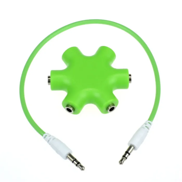 Splitter audio jack da 3,5 mm - da 1 a 5