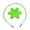 Divisor de áudio com conector de 3,5 mm - 1 a 5