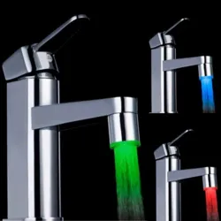 Kran LED - głowica kranowa - 7 kolorówKrany