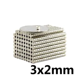 N35 - aimant néodyme - disque puissant - 3mm * 2mm - 100 pièces