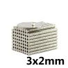 N35 - neodymmagnet - sterk skive - 3mm * 2mm - 100 stykker