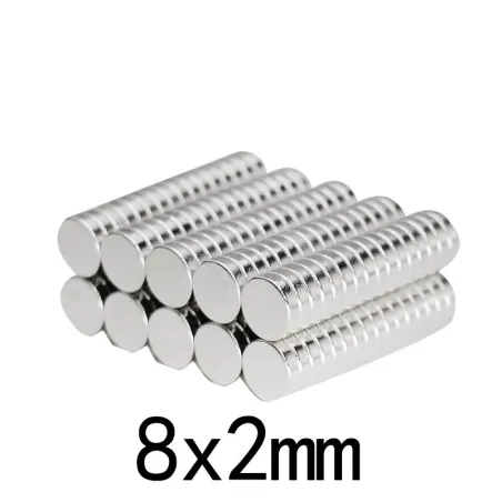 N35 - magnete al neodimio - disco forte - 8mm * 2mm