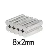 N35 - magnete al neodimio - disco forte - 8mm * 2mm
