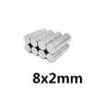 N35 - magnete al neodimio - disco forte - 8mm * 2mm