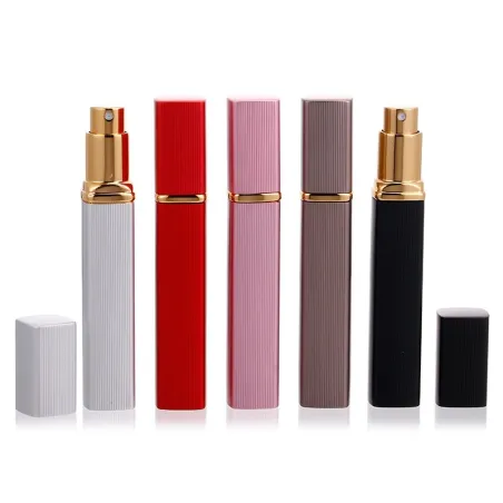 Porta profumo in metallo - con nebulizzatore spray - 12 ml