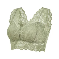 Sexy Spitzen-BH - kurzes Top - mit Push-Up - bügellos