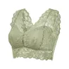 Sutiã de renda sexy - top curto - com push up - sem aro