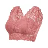Sutiã de renda sexy - top curto - com push up - sem aro