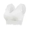 Sutiã de renda sexy - top curto - com push up - sem aro