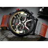 RelojesCURREN - reloj de cuarzo de lujo - correa de piel - resistente al agua