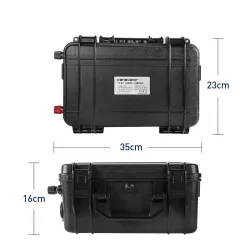 LiFePO4 battery pack - waterproof 40Ah / 100Ah - build-in Bluetooth BMS - inverter with chargerBattery