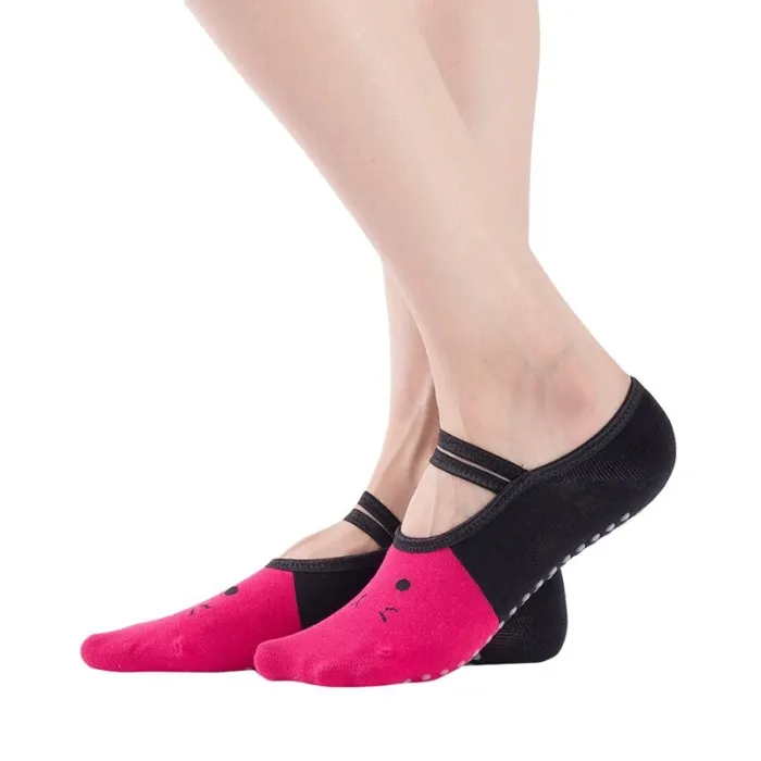 Yoga / balletstrømper - skridsikre