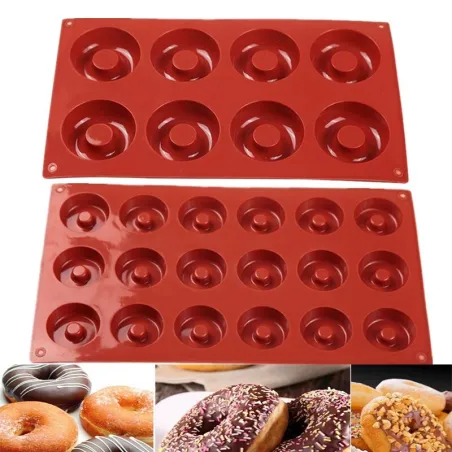 Silikone donutform - non-stick bageplade