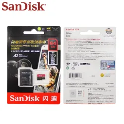 Original Sandisk Extreme Pro – Micro-TF-Karte – 170 MB/s A2 V30 U3 – Speicherkarte mit SD-Adapter