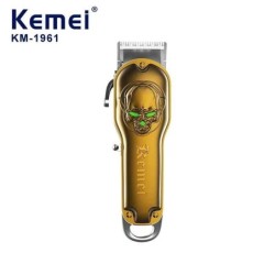 Kemei 1961 – professioneller Haarschneider – Trimmer – Totenkopf-Design