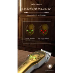 Kemei 1961 - professional hair clipper - trimmer - skull head designHair trimmers