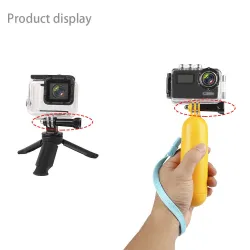 Adaptateur de montage pour trépied - bouton - vis à oreilles longue - pour GoPro