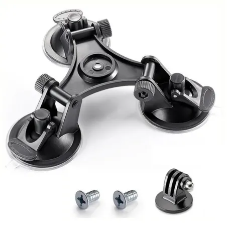 Ventouse triangulaire - support - pour caméras GoPro Hero
