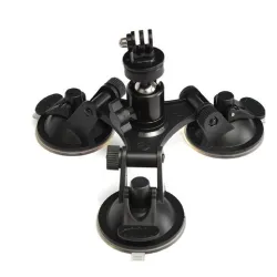 Ventouse triangulaire - support - pour caméras GoPro Hero