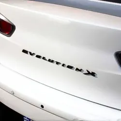 Decoratief auto-embleem - plastic sticker - Evolution X lettersStickers