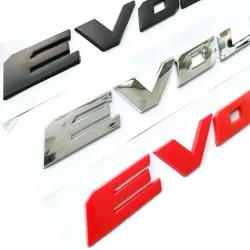 Decoratief auto-embleem - plastic sticker - Evolution X lettersStickers