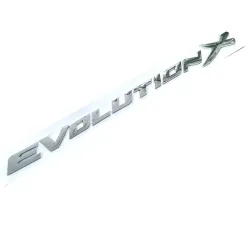 Dekorativt bilemblem - plastklistermärke - Evolution X bokstäver