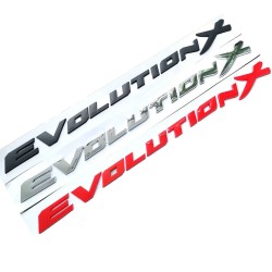 Emblema decorativo do carro - adesivo de plástico - letras Evolution X