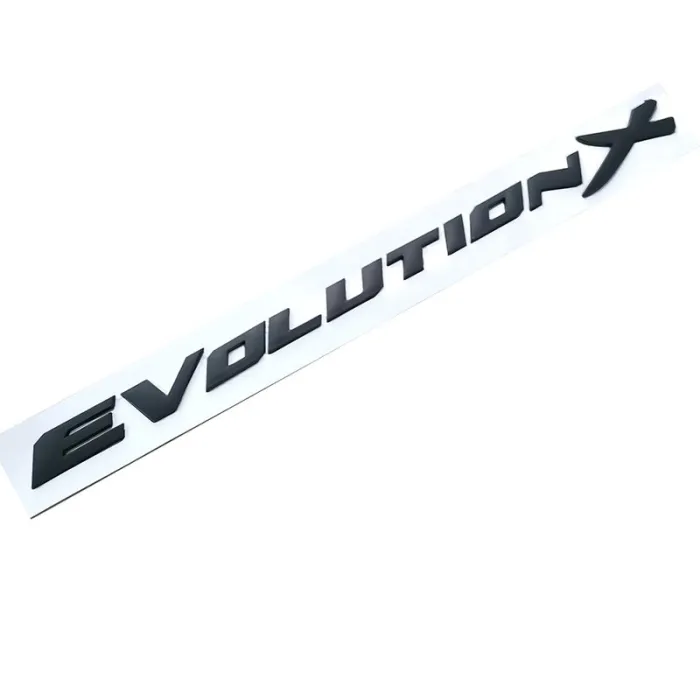 Emblema decorativo per auto - adesivo in plastica - lettere Evolution X