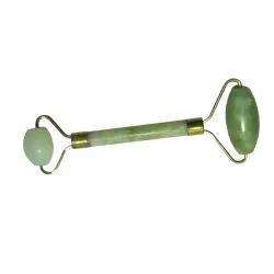 Natural jade - face / neck massager - rollerMassage