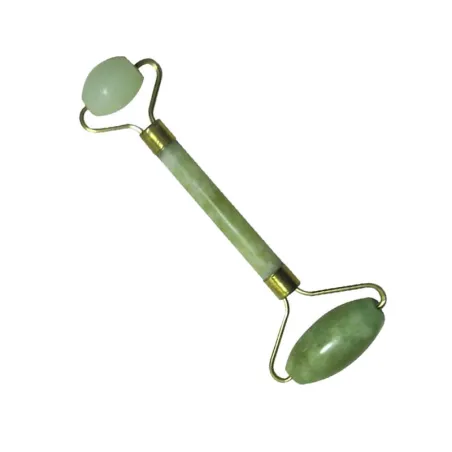 Naturalny jadeit - masażer do twarzy / szyi - wałekMasaż