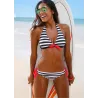 Sexy gestreepte bikini setBadkleding