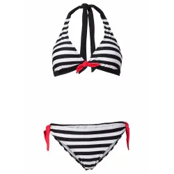 Sexigt randigt bikiniset