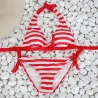 Sexy gestreepte bikini setBadkleding