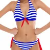 Sexy striped bikini setBeachwear