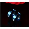 AretesPendientes aros pequeños - con circonitas - acero inoxidable