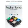 4-poliger DPST – T85 – Auto-/Boot-Kippschalter – Wippschalter mit LED – wasserdicht