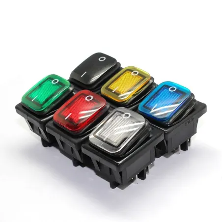 4-poliger DPST – T85 – Auto-/Boot-Kippschalter – Wippschalter mit LED – wasserdicht