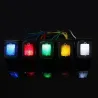4-poliger DPST – T85 – Auto-/Boot-Kippschalter – Wippschalter mit LED – wasserdicht