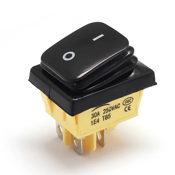 4 Pin DPST - T85 - bil / båt vippe - vippebryter med LED - vanntett